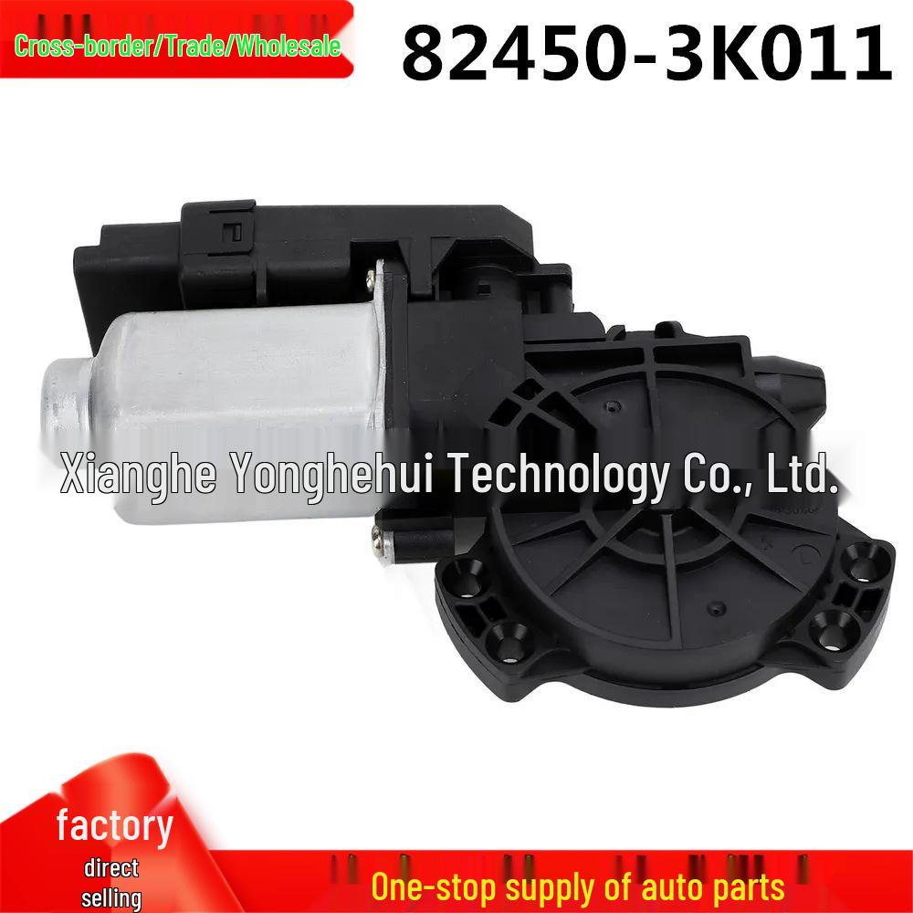 Models 824503K011 and 82450-3K011 fit Hyundai Sonata power window regulator motors.