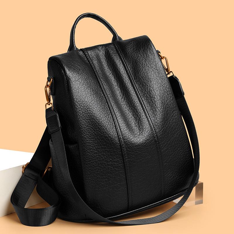 Damska torba na ramię antykradzieżowa - Prosta, wszechstronna, stylowa, elegancka i pojemna. Minimalistyczna torba o dużej pojemności.