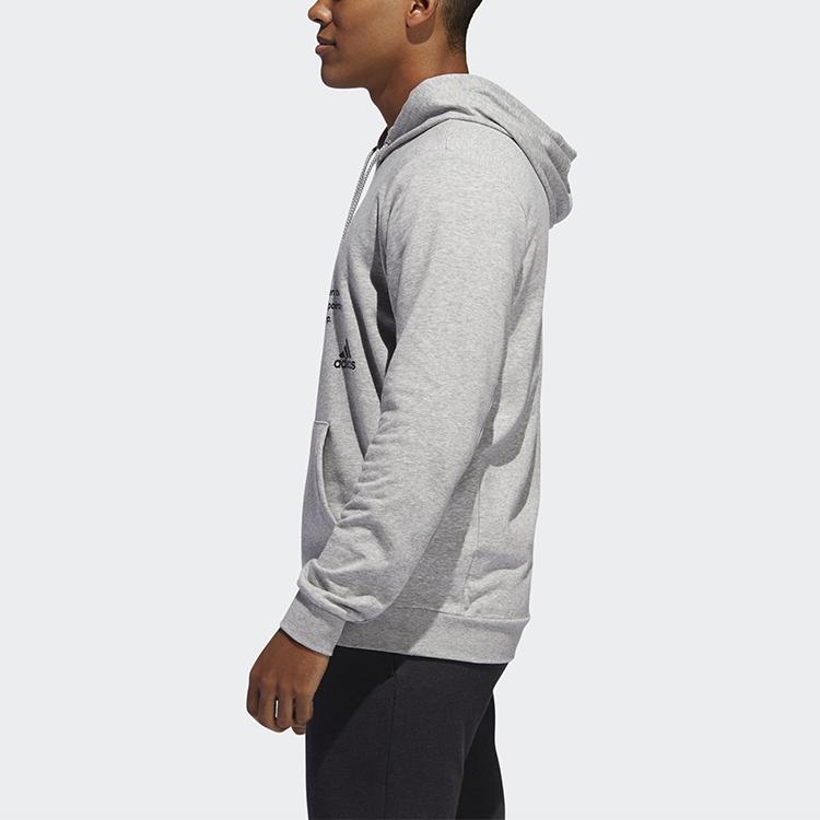 Adidas Definition Hoodie Sport Casual Pullover Sweatshirt Men Tops Grey FR9335