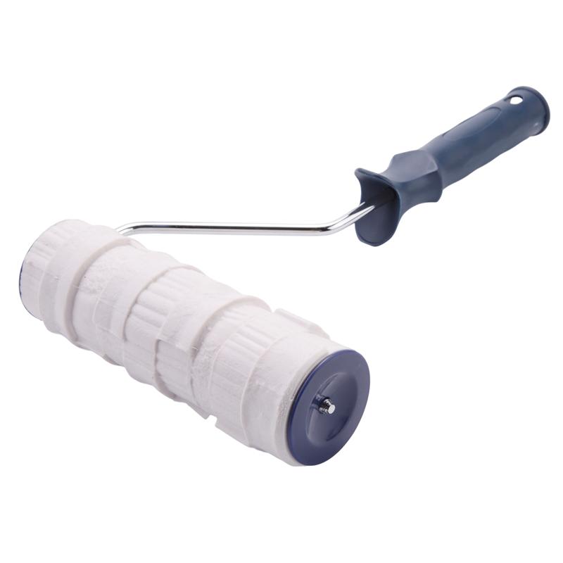 AD23-Decorative Paint Roller Pattern Painting Tool Wall Diy Art Paint Texture Rolling Flower Roll