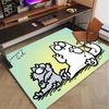 Simon's cat Polyester Carpet, Soft Indoor Mat for Office Chair, Living Room, Computer Desk - Decorative Home Office Rug Design