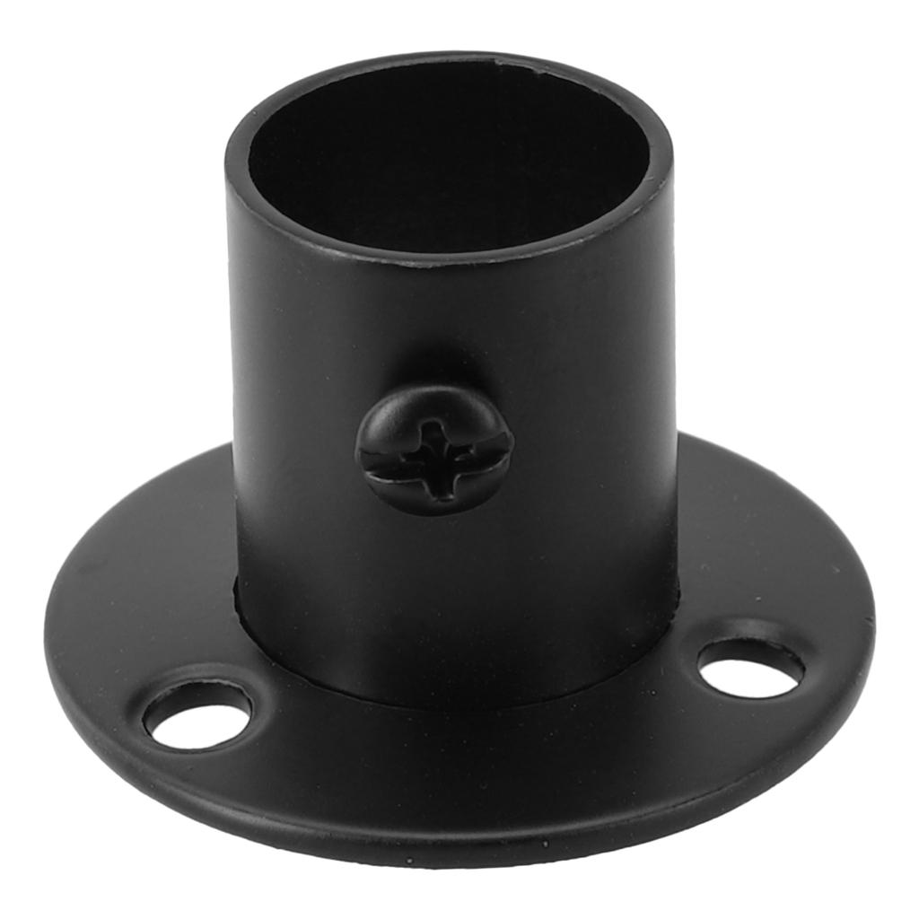 2 Stück/Set Edelstahlrohrhalterung Rohrunterstützung Flanschsitz Für Kleiderschrank Hängeschiene Stange Stange Sockel Endhalter 19mm-32mm