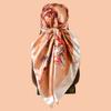 1PC Women's Beach Accessory Fashion Satin Square Scarf 90*90inch Multi-use Headscarf Party Use Versatile Hair Towel