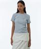 MILLO WOMEN Pearl Ribbon T-Shirt [Powder Blue]