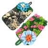 Small Animal Feeding Mat Suitable for Rabbits Dogs Hedgehogs Guinea Pigs Mice Interactive Cute Flowers and Fun Feeding
