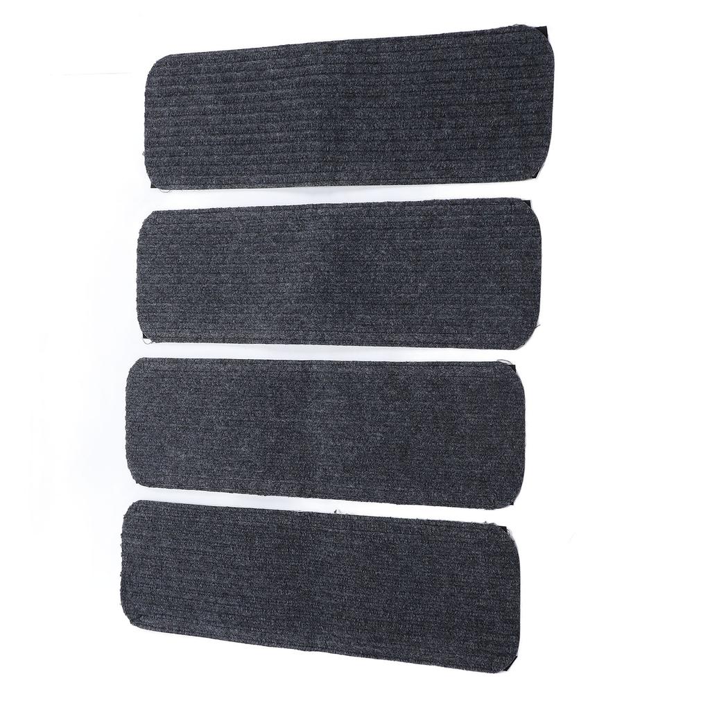4Pcs RV Stair Covers Carpets Anti Slip Quick Drying Waterproof RV Step Covers Rug with Reflective Strip for RVs Motor