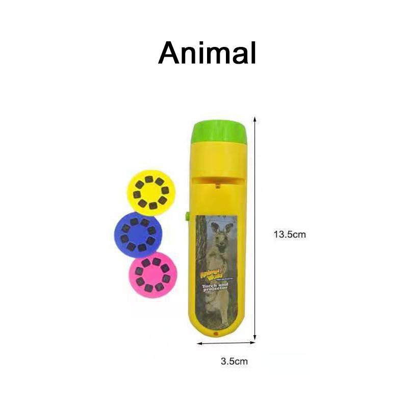Projection Flashlight Projector Slide Story Bedtime Toy for Girl Boy Lamp Glowing Kids Glow Education Toy Xmas Gifts TMZ