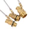1/2" 3/4" 1" Brass Float Valve Cold And Hot Water Tank Floating Ball Valve Toilet Valve SS201 Stem Flow Control Cistern