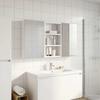 Bathroom Cabinet Set 3 pcs 90 x 10.5 x 50 cm Engineered Wood