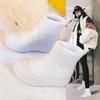 X002 Women's 2024 Winter Snow Boots: New Velvet, Thick Sole, Short Outdoor Bread Cotton Design