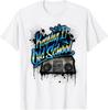 Retro 80s Boombox Graphic Tee - Perfect for Nostalgia Lovers!