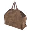 Heavy Duty Canvas Firewood Bag Large Firewood Holder Shopping Bag Fireplace Wood Stove Accessories