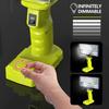 Outdoor Emergency LED Work Light 4000LM 35W Flashlight For Ryobi 18V Lithium P108 P104 Nickel One+ Battery USB Type-C Power Bank