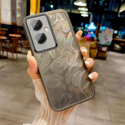 Etui z miękkiego silikonu z brokatem w piórka dla Redmi Note 14 4G dla Xiaomi Redmi Note 14 Pro Plus Note14pro Folia ochronna na obiektyw aparatu Odporny na wstrząsy bumper