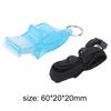Plastic Sport Referee Whistle Soccer Basketball Volleyball Outdoor Survival Tool
