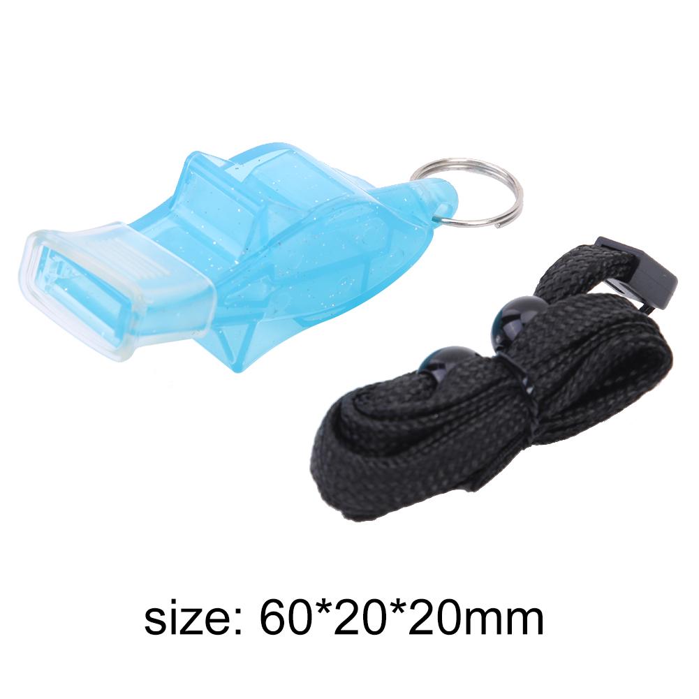 Plastic Sport Referee Whistle Soccer Basketball Volleyball Outdoor Survival Tool