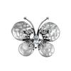 Delicate Butterfly Shape Brooch Pin With Intricate Texture Stylish Outfit Embellishment for Casual or Formal Wear