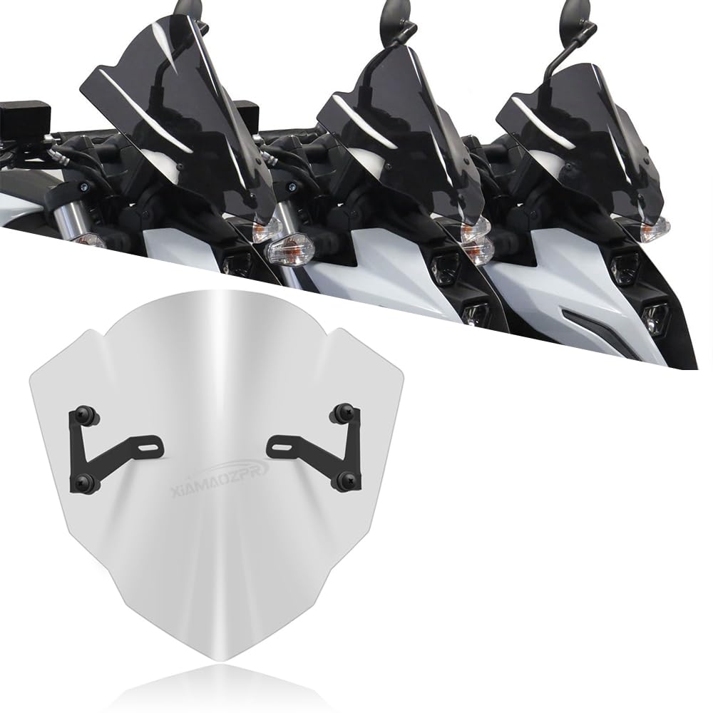 

XIAMAOZPR FOR GSX-8S GSX 8S 2023 2024 Motorcycle Accessories Windshield Front Light Screen Deflector Reinforced GSX8s Windshield (transparent)