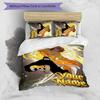3pcs Agatsuma Zenitsu Cover Set - Personalized Name, HD Printed Bedding with 1 Cover and 2 Pillowcases - Perfect for Home Decor, Easy Care