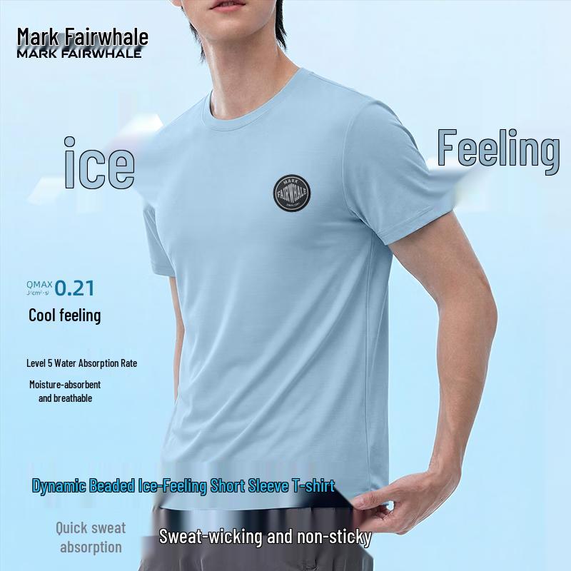 MARK FAIRWHALE Men's Quick-Dry Cooling Polo T-Shirt