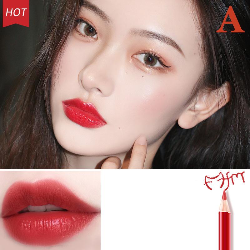 

1 шт. Профессиональный деревянный карандаш для губ Водостойкий Очаровательный карандаш для губ Мягкий карандаш Макияж Женский Стойкий Косметический инструмент as the picture