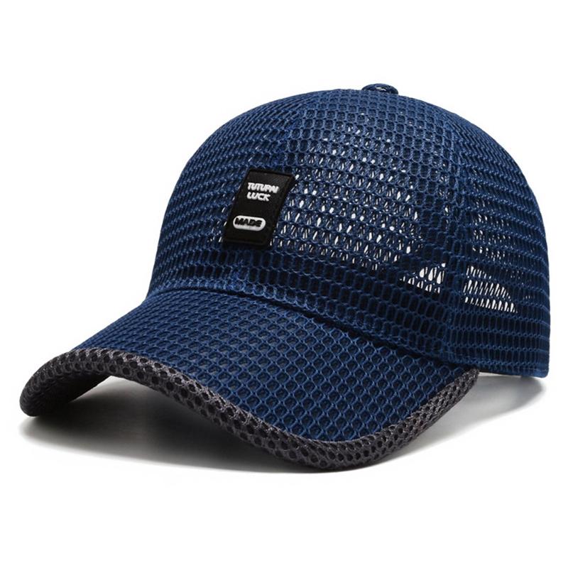 Summer Full Mesh Quick Drying Cool Sunhat Breathable Net Baseball Cap Men Outdoor Anti-UV Tennis Golf Hiking Sports Cap