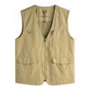 Men's Summer Lightweight Vests Outdoor Leisure Work Waistcoats Breathable Plus Size Causal Vests