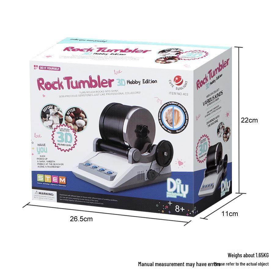 Children's Mineral Grinding & Polishing Machine for Gemstones and Science Experiments