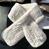 Winter Real Rex Rabbit Fur Scarf Korean Version Simple Long Scarf Warm Double-sided Thickened Fur Collar
