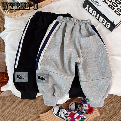 Spring Style Children's Casual Sports Pants Children's Clothing Korean Drawstring Sweatpants Spring and Autumn Style Pants
