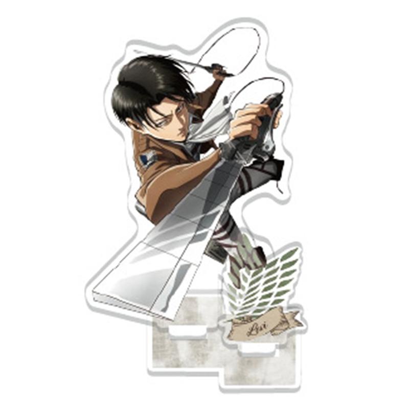 Atak na tytana akrylowy stojak zabawki modele Cosplay Anime figurka dekoracja stojaka figurka kolekcjonerska
