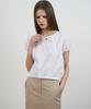 DEHEVE Puff Sleeve Ribbon Blouse [Ivory]