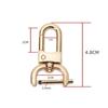16/20/25mm Bag Belt Buckle Universal DIY Craft Metal Removable Hook Trigger Clip Buckle