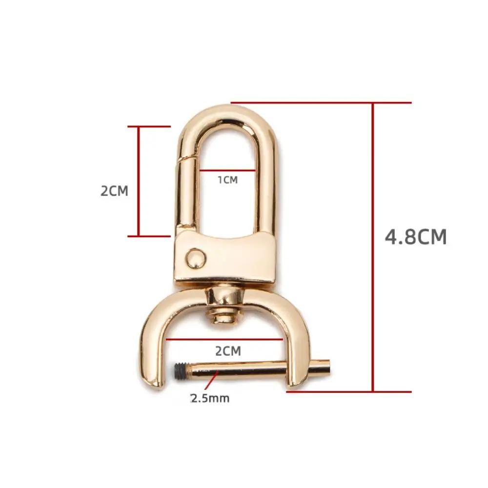 16/20/25mm Bag Belt Buckle Universal DIY Craft Metal Removable Hook Trigger Clip Buckle