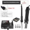 8898 Dual Digital Display Hot Air Gun & Electric Soldering Station, 110V/220V, 2-in-1 SMT Desoldering Tool.