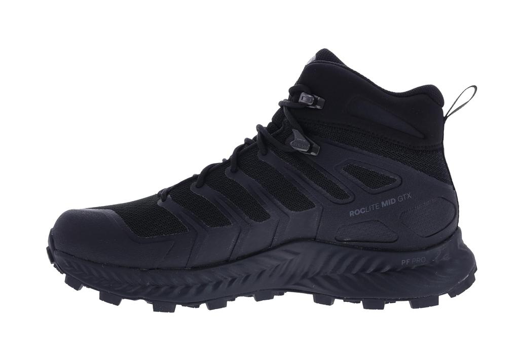 ROCLITE MID GTX MS Trekking Shoes for Mountaineering and META Plate Size Inov-8 Hiking, Gore-Tex Waterproof, Breathable, Cushioned, Mid-Cut, Men's,