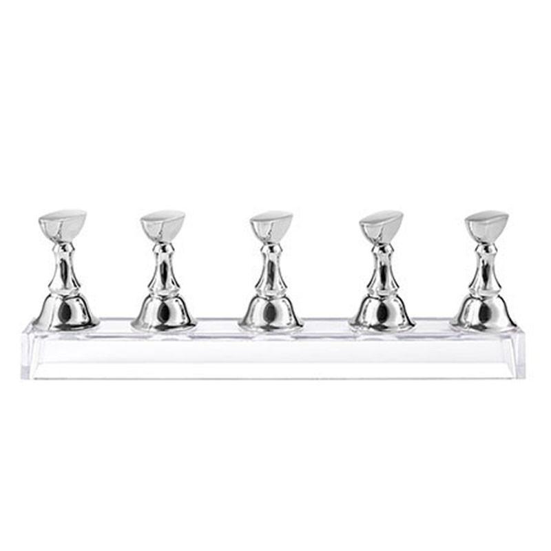 Nail Tip Holder Nail Practice Display Stand Tray Base Nail Art Toot Strong Magnet