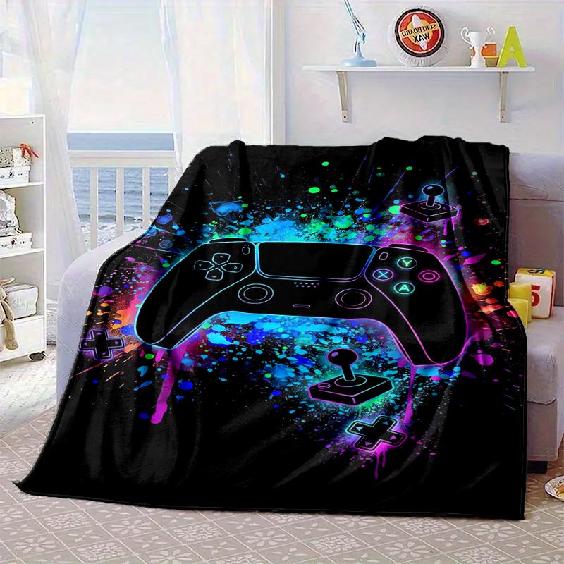 Player Control Duel Blanket Flannel Blanket Throw Blanket Sofa Cover Blanket Soft Premium Blanket Picnic Blanket Tv Blanket Gifts