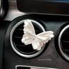 Butterfly and Flower Car Fragrance Perfume Car Air Vent Decoration Flower Ornament for Girls Car Interior Decoration Diffuser Stone