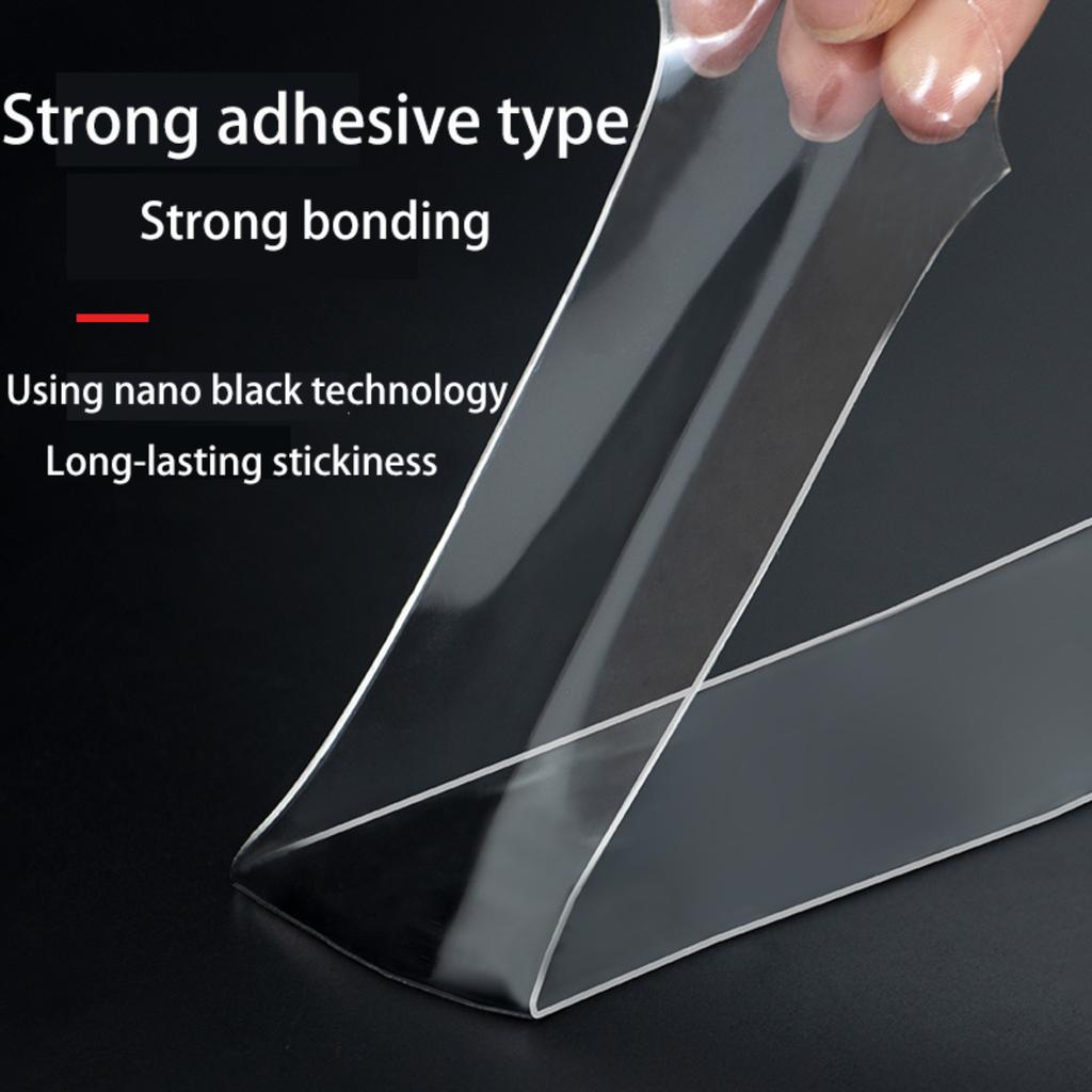 Strong Stickiness Double-Sided Multi-purpose Nano Tape Roll - Leave No Trace Upon Removal, Long Lasting Adhesive Bond