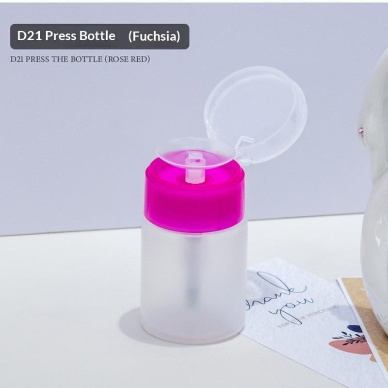 Nail Art Press Pump Bottle Leakproof Design Easy Press Dispensing For Home Diy Nail Care Salon Use