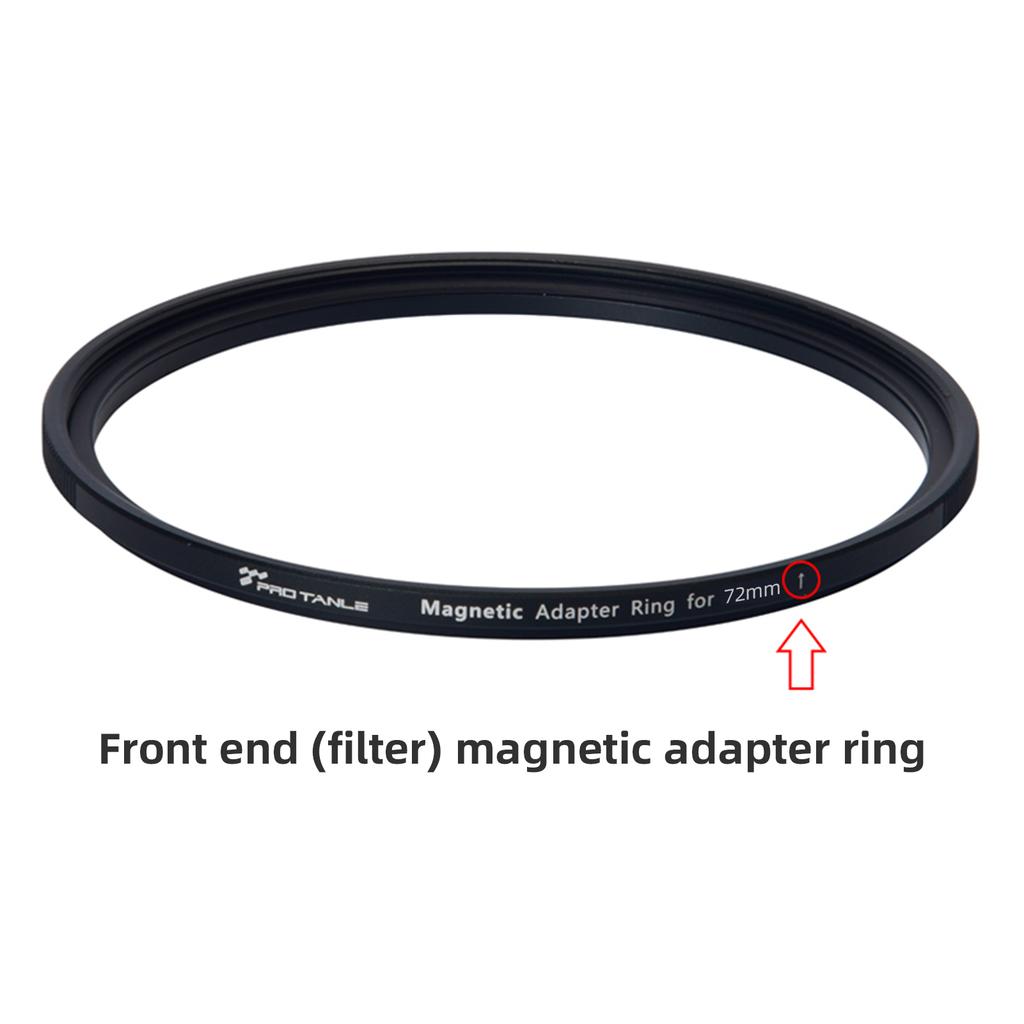 PRO TANLE Magnetic Filter Adapter Ring Kit 82mm Ring Adapter for Filter and Lens Magnetic Adapter Ring for Converting