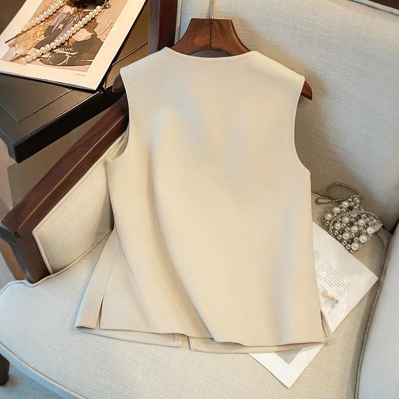 New Chinese Style Round Neck Vest for Women