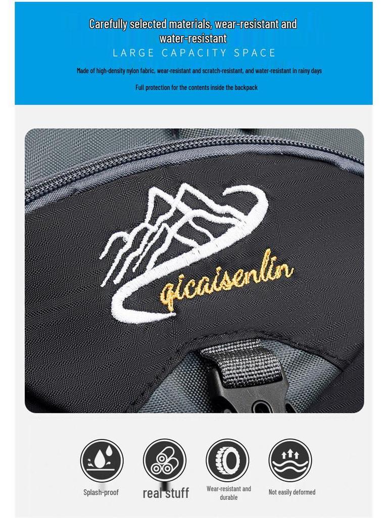 Waterproof Large Capacity Backpack for Mountaineering, Travel, and Business with Computer Storage