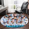 1pc M-Messi5 Carpet, Round Rug, Comfortable, Suitable for Entryways, Living Rooms, Office, And Bedrooms, Christmas Decoration