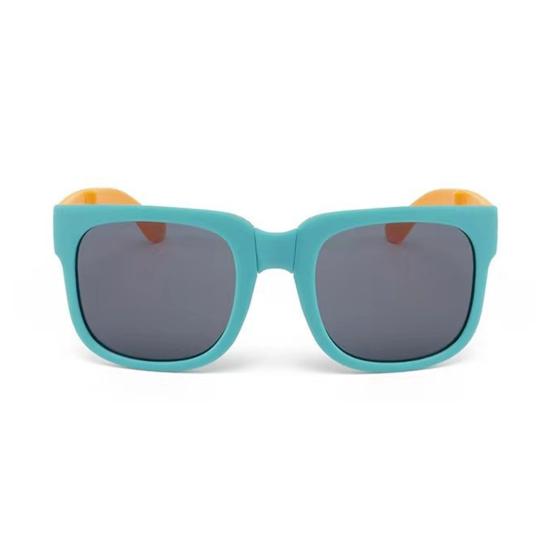 Kinder Sonnenbrille Faltbare Kleinkind Sonnenbrille UV400 Eckiger Rahmen Faltbrille