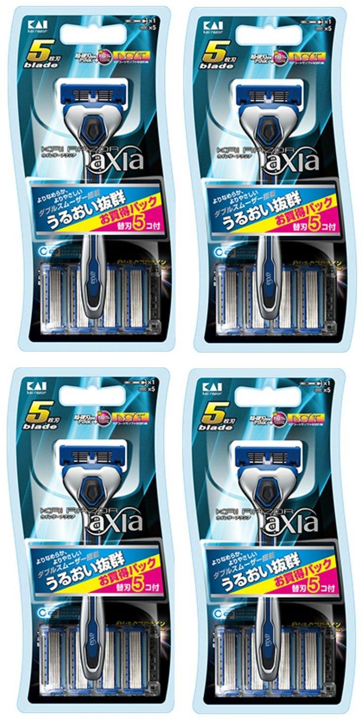 

KAI RAZOR axia razor combo pack 5P x 4 pieces [Bulk purchase] 5-blade