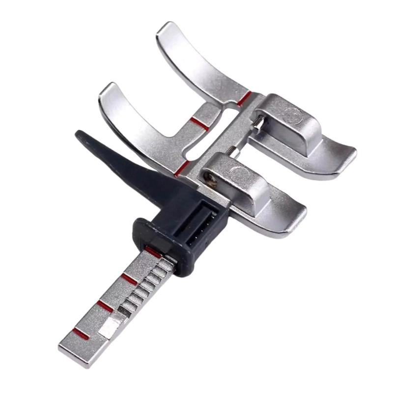 Adjustable Guide Sewing Machine Presser Foot Metal Presser Foot With Adjustable Guide Foot For Topstitching 1