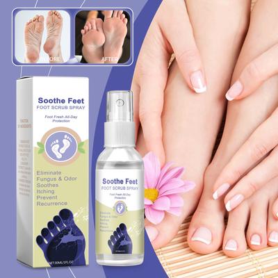 Spray per odori di piediDeodorante in polvere antibattericoAnti prurito Odore di sudore Piedi d'atleta Piede liquido Anti-funghi Calzino per scarpe Cura dei piedi