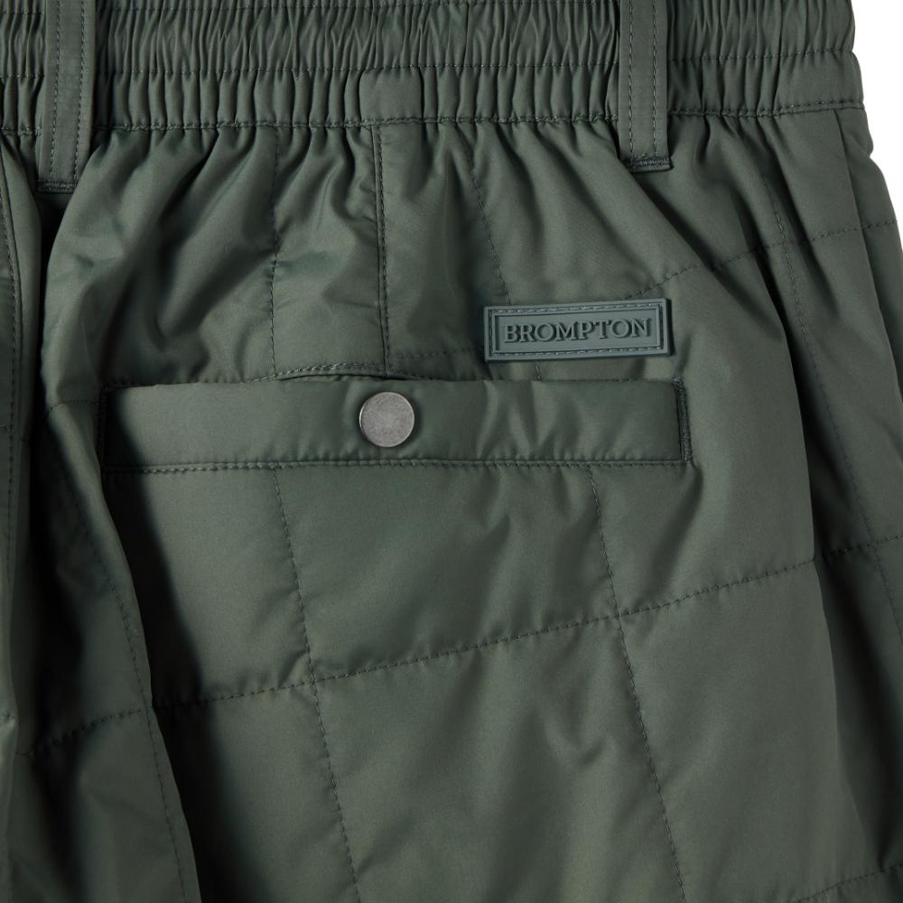 BROMPTON LONDON Explore Quilted Trousers - Greyish Khaki (P244Upt132)